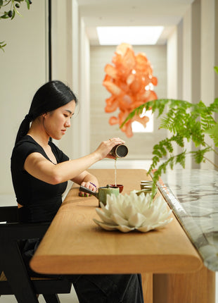 Bulgari Purple Tea Table