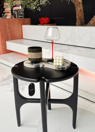 Medieval Style Solid Wood Side Table