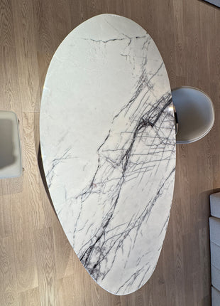 Milas Lilac Marble Dining Table