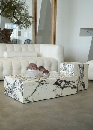 Natural Marble Coffee Table Combination