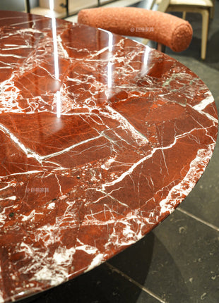 Rosso Lepanto Luxury Stone Dining Tbale