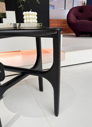 Medieval Style Solid Wood Side Table