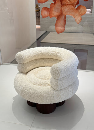 Cake Lounge Chair(White)
