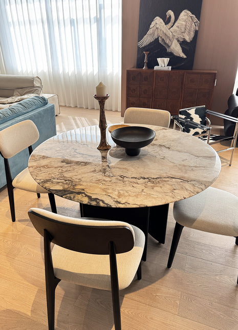 Caladonia Luxury Stone Round Dining Table