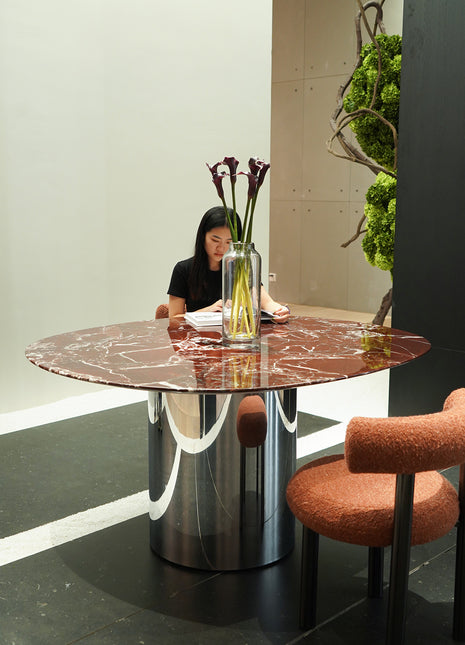 Rosso Lepanto Luxury Stone Dining Tbale