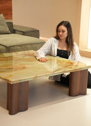 Green Marble Natural Luxury Stone Coffee Table