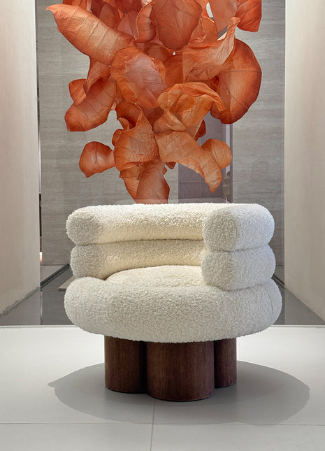 Cake Lounge Chair(White)