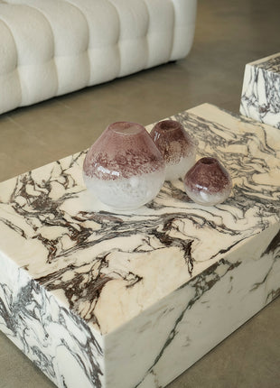 Natural Marble Coffee Table Combination