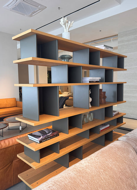 Medieval Style Solid Wood Bookshelf