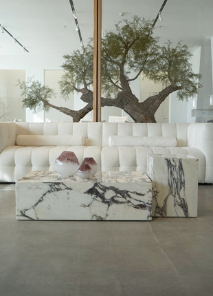 Natural Marble Coffee Table Combination