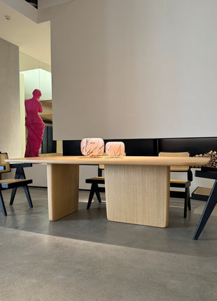 Solid wood dining table set NZDZL14